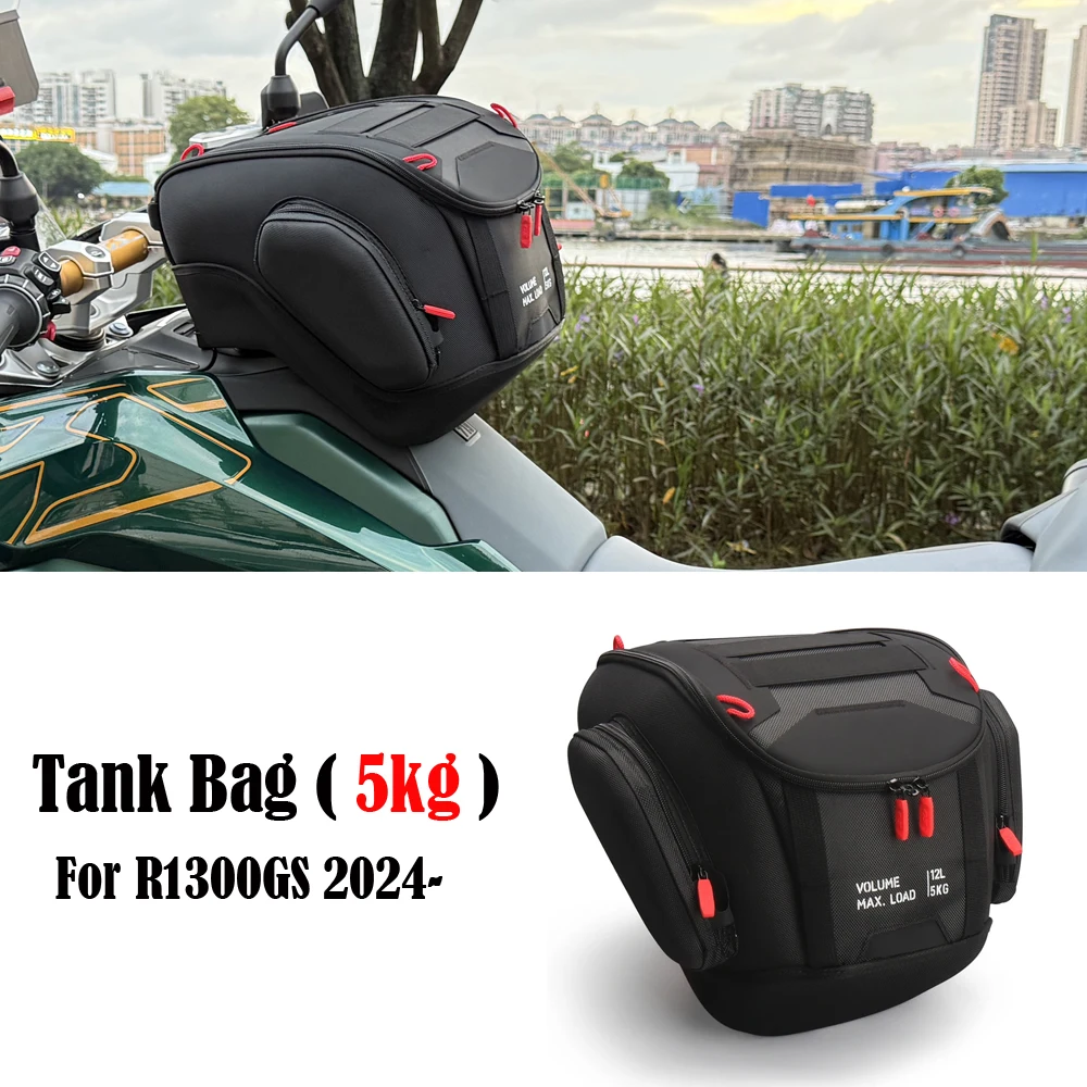 

Motorcycle 12L Tank Bag Luggage Waterproof Backpack Bracket Kit Black For BMW R1300GS r1300gs R 1300GS R 1300 GS 2023 2024 2025