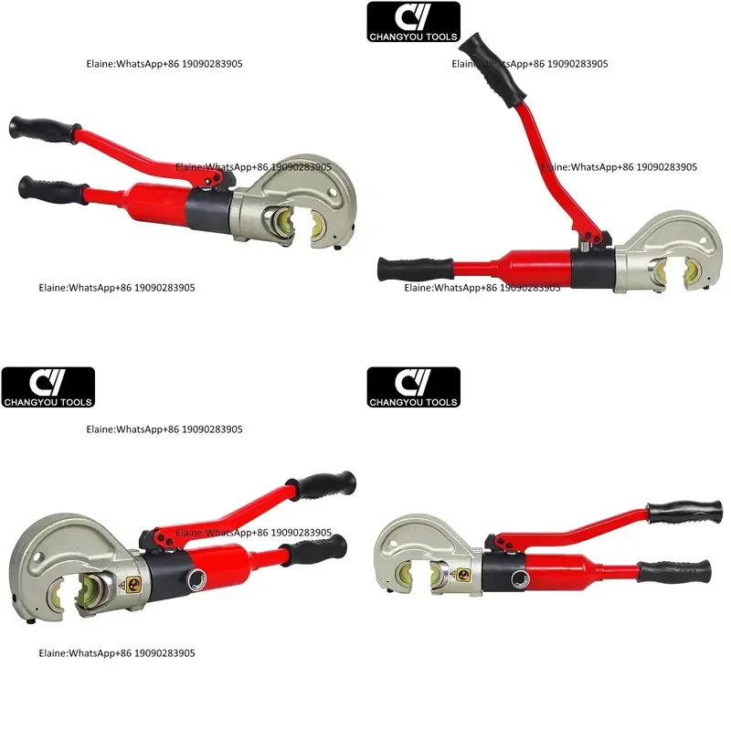 CYO-300C Hand Hydraulic Cable Lug Terminal Crimping Tool Steel Made Wire Crimper Safety Valve Standard AL CU Cable Lug Tool