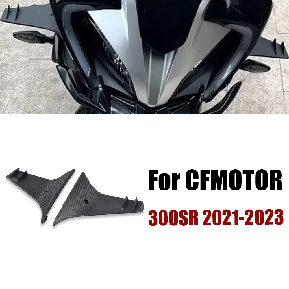 

Motorcycle Accessories Front Fairing Panel Cover Wing Aerodynamic Winglets For CFMOTO 300SR 300 250 SR 2021 2022 2023