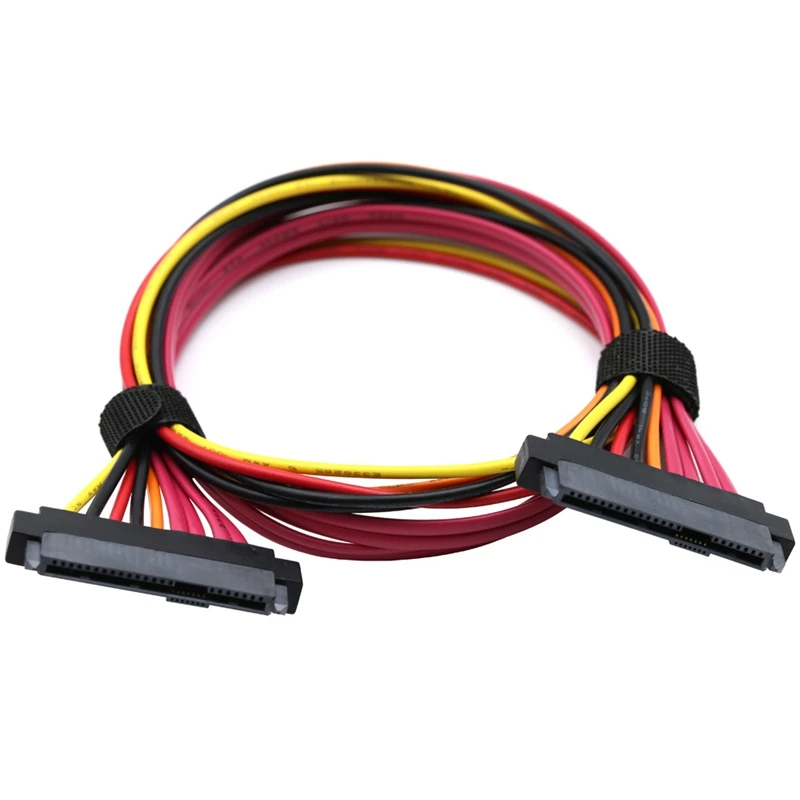 12Gbps SFF-8482 SAS 29Pin mâle à femelle câble d'extension serveur disque dur panneau fond de panier adaptateur câble