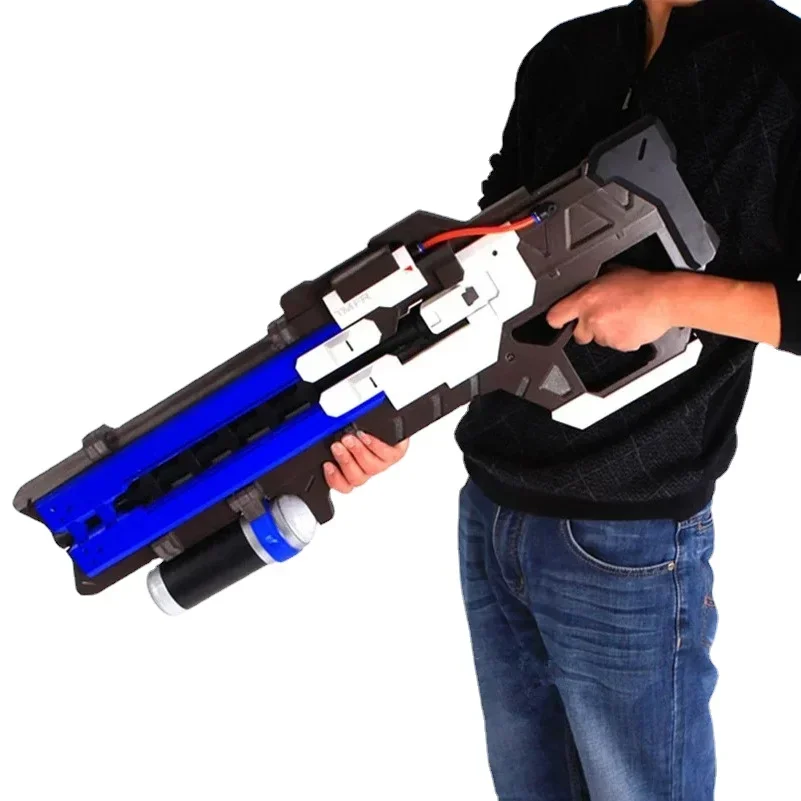 Large size simulation OW Game Hero Soldier 76 Prop gun D.va Custom Prop Pulse gun Weapon Costume party Cosplay show props gift