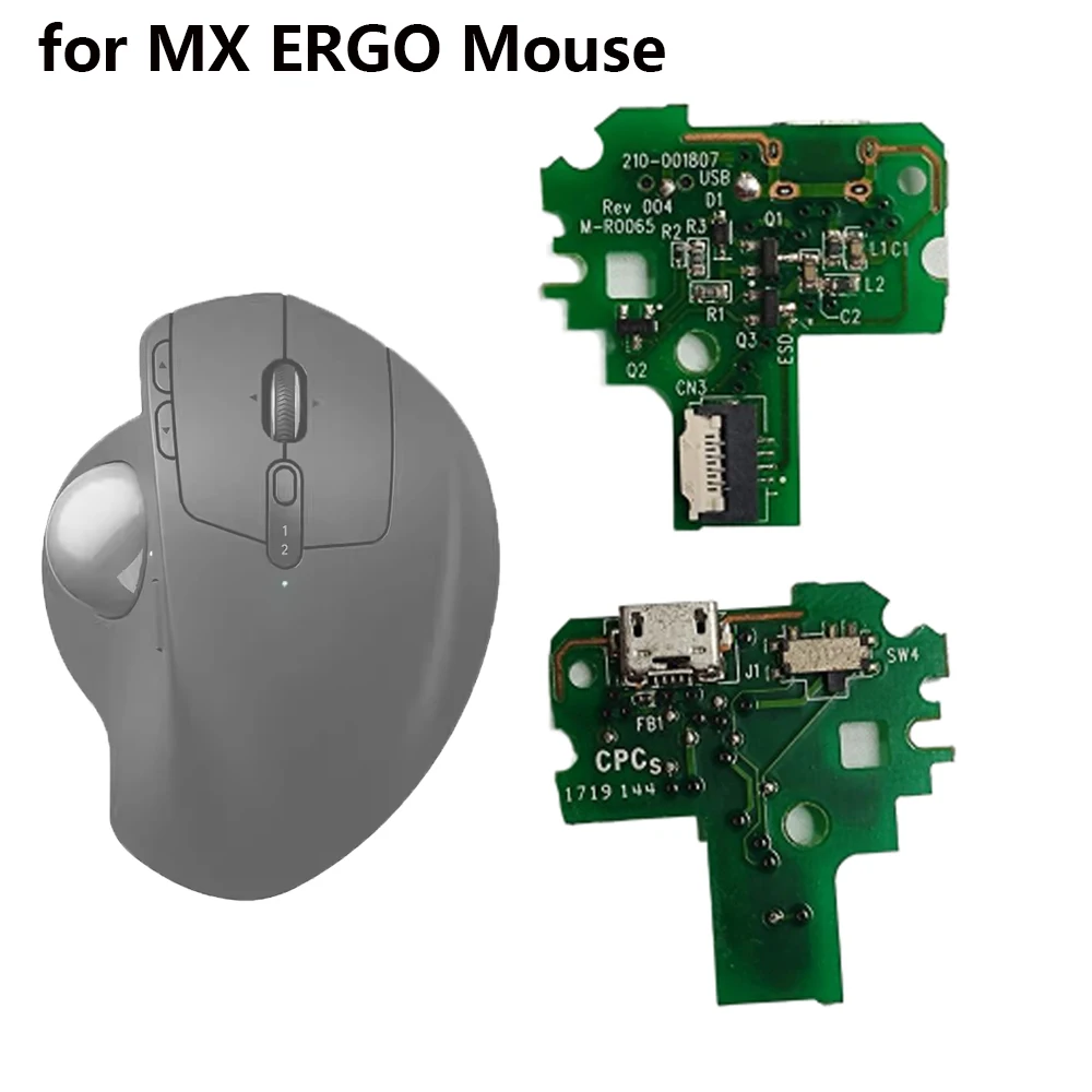 

1Pcs Mouse Charging Board Replacement Battery Charging Board for Logitech MX ERGO Mouse Charging Port Mainboard Accessories