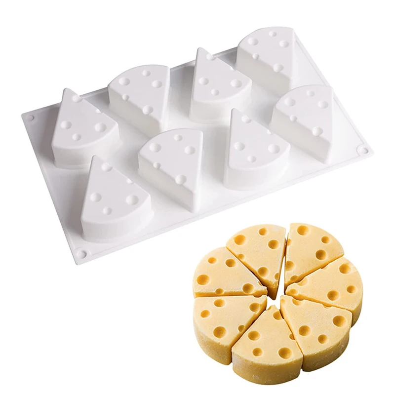 3D Mousse Kuchen Backform Herz Käsekuchen Dessert Diamant Himbeere Silikon Form Kerze Seife Machen Liefert Gebäck Werkzeuge – Detail 4
