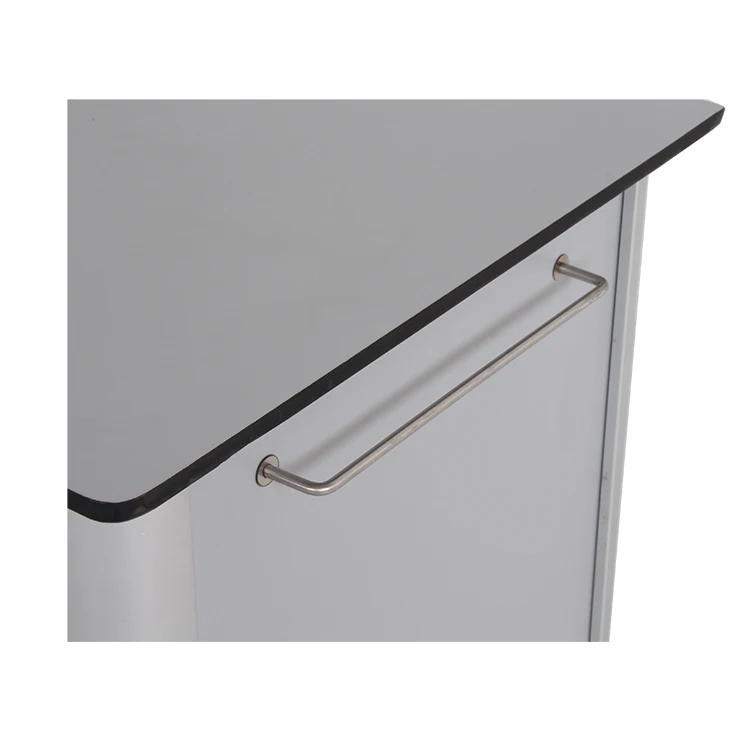 Movable Hospital Bedside Cabinet Strong Lockers Beside Cabinet with Castor Medical Bedside Drawers