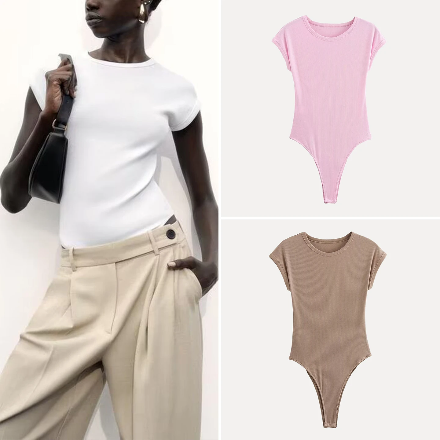 

Новинка лета 2029, модные женские трикотажные брюки с высокой талией, универсальный трикотаж из полиэфирного волокна Z