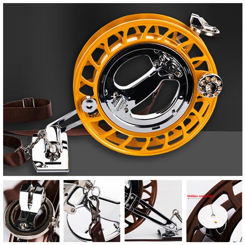 free shipping 28cm led kite reel professional adults kite wheel outdoor game Parachute kite toy sports Parachute cervolant pro