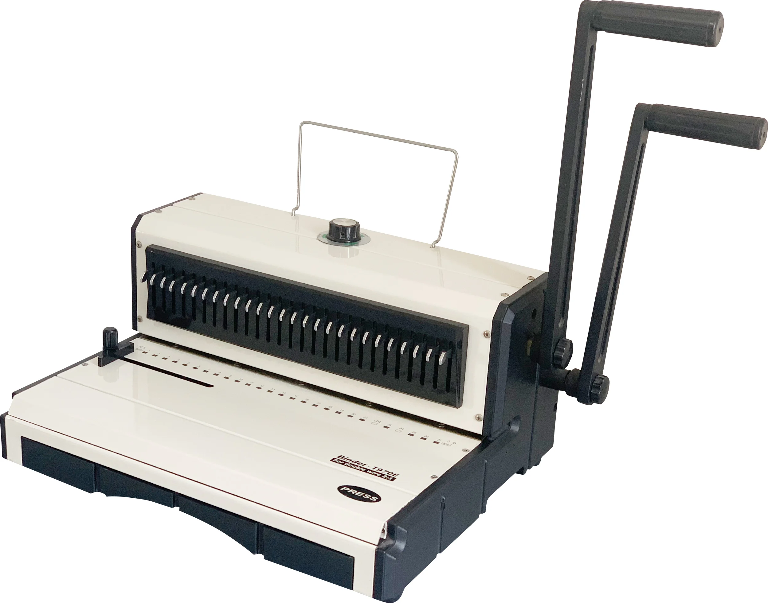 BFT T970E Manual F4 Size Wire 2:1 Punching And Binding Machine