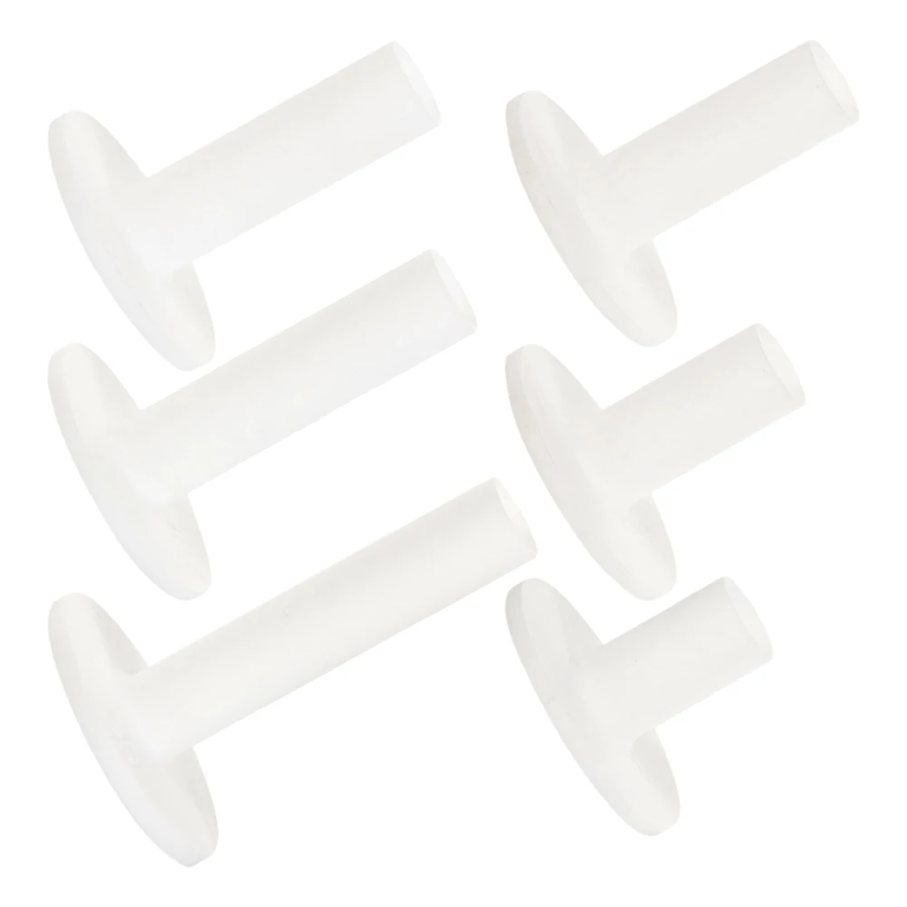 6 قطع من حامل كرة الجولف من السيليكون قابل لإعادة الاستخدام وغير قابل للكسر للممارسة المستقرة وإكسسوارات الجولف المدمجة وخفيفة الوزن للرجال