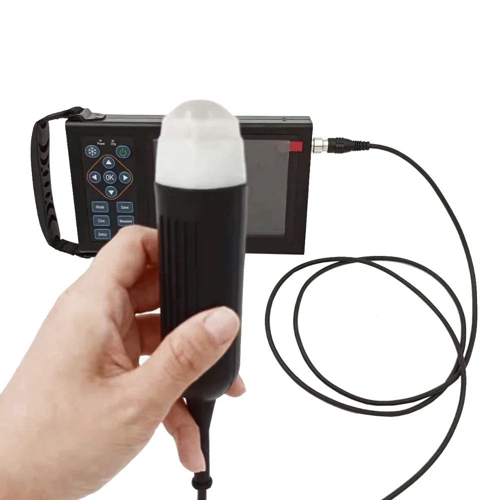 Portable Veterinary Ultrasound Machine Ultrasound Scanner Cattle Pig Sheep Ultrasound Pregnancy Testing Machine