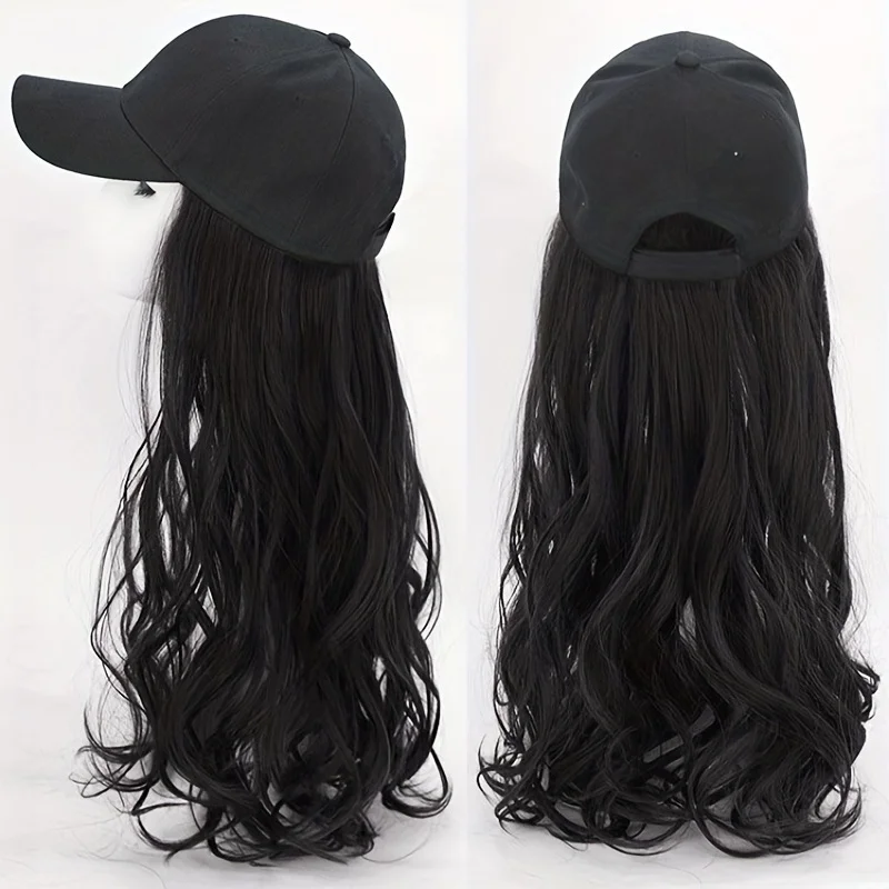 22 inch Four Colors Wave Wig Accessories with Baseball Cap