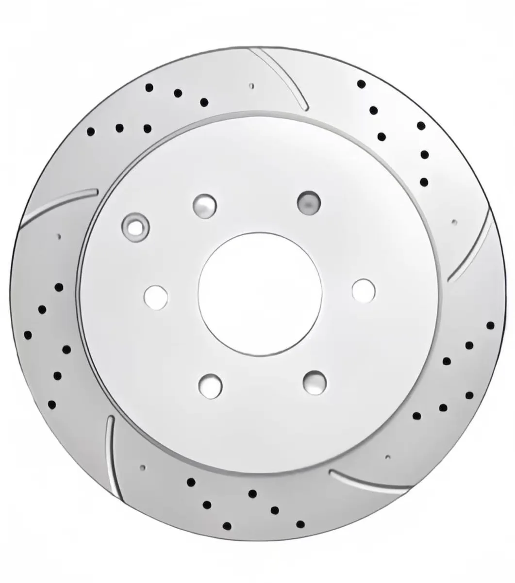 

Rear Brake Disc 2-piece Brake Disc Drlling and Slotting Brake Rotor 350*20mm for Infiniti OE#432061LB0A