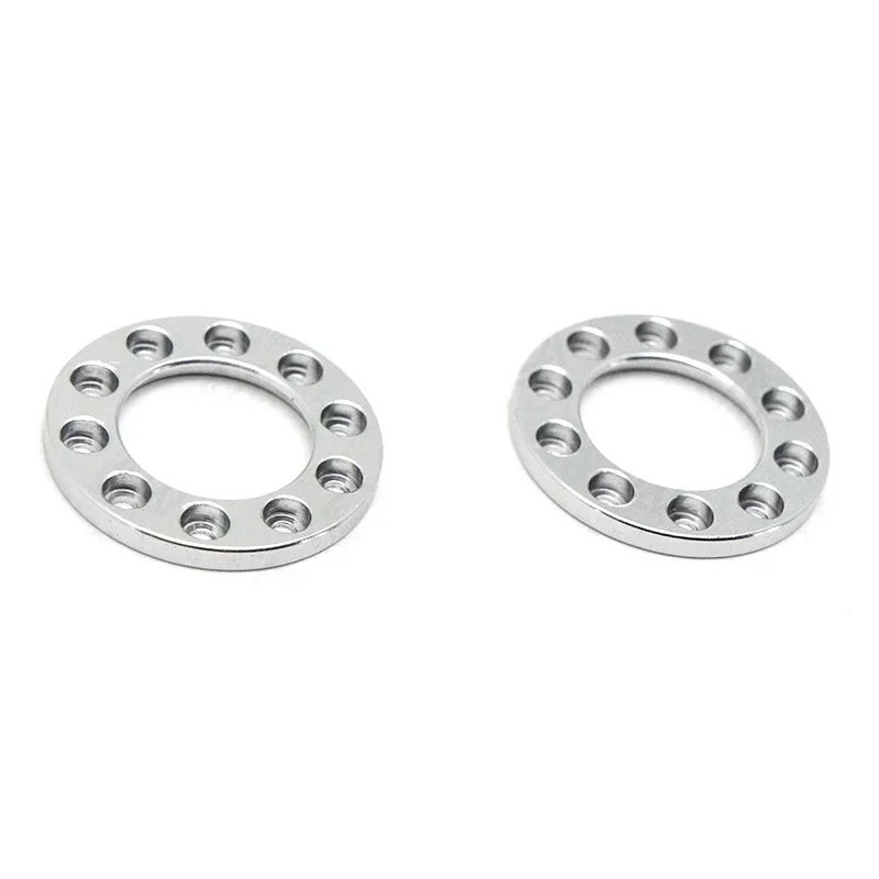 2pcs Simulation Wheel Retainer Upgrade Decorate 1/14 For Tamiya Lesu For Scania Man For Actros Volvo Car Parts Rc Truck Trailer