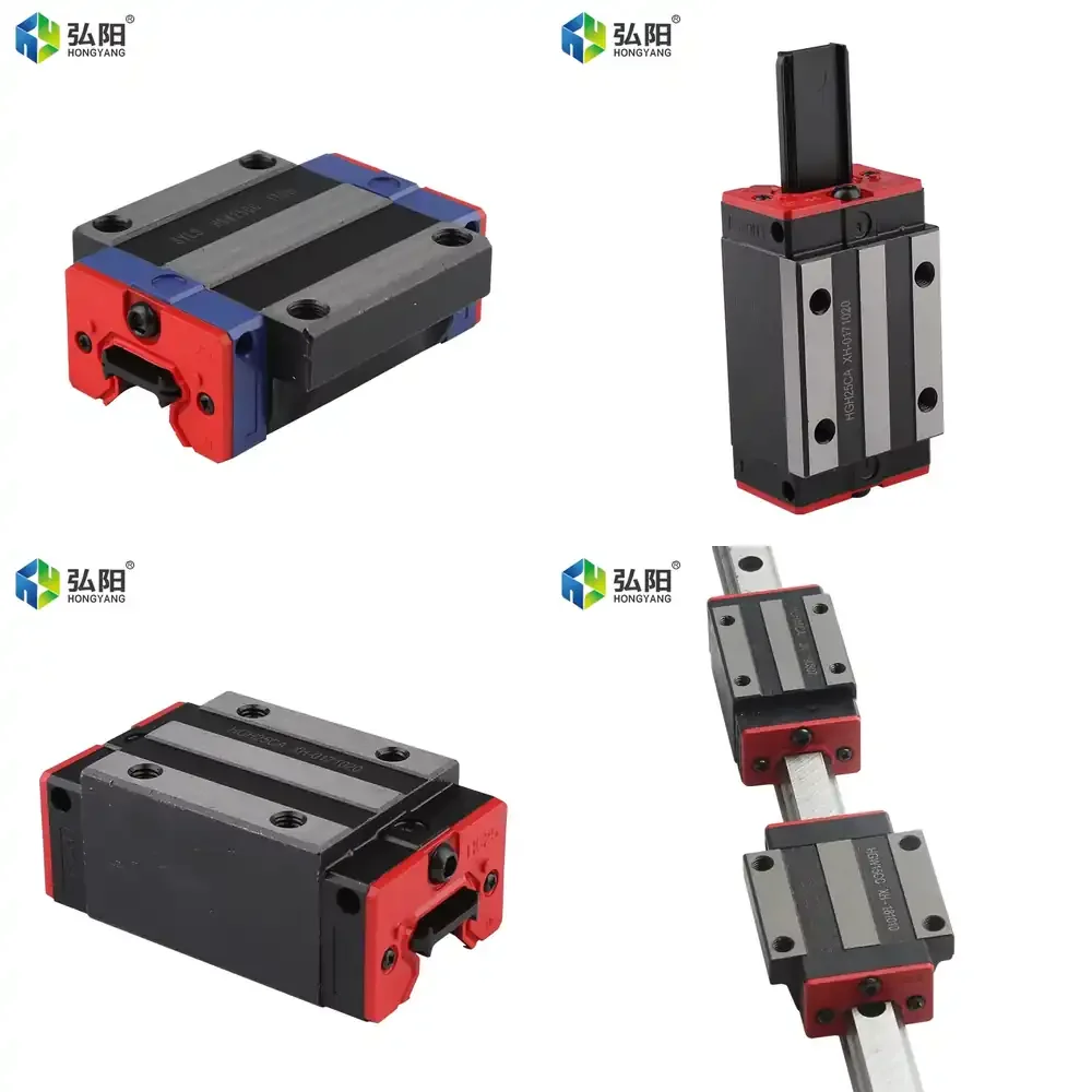 

Original Linear Motion Guide Rail Block Slider Bearing Hgh15 20 25 30 35 45 Hgw15 20 25 30 35 45 With Block