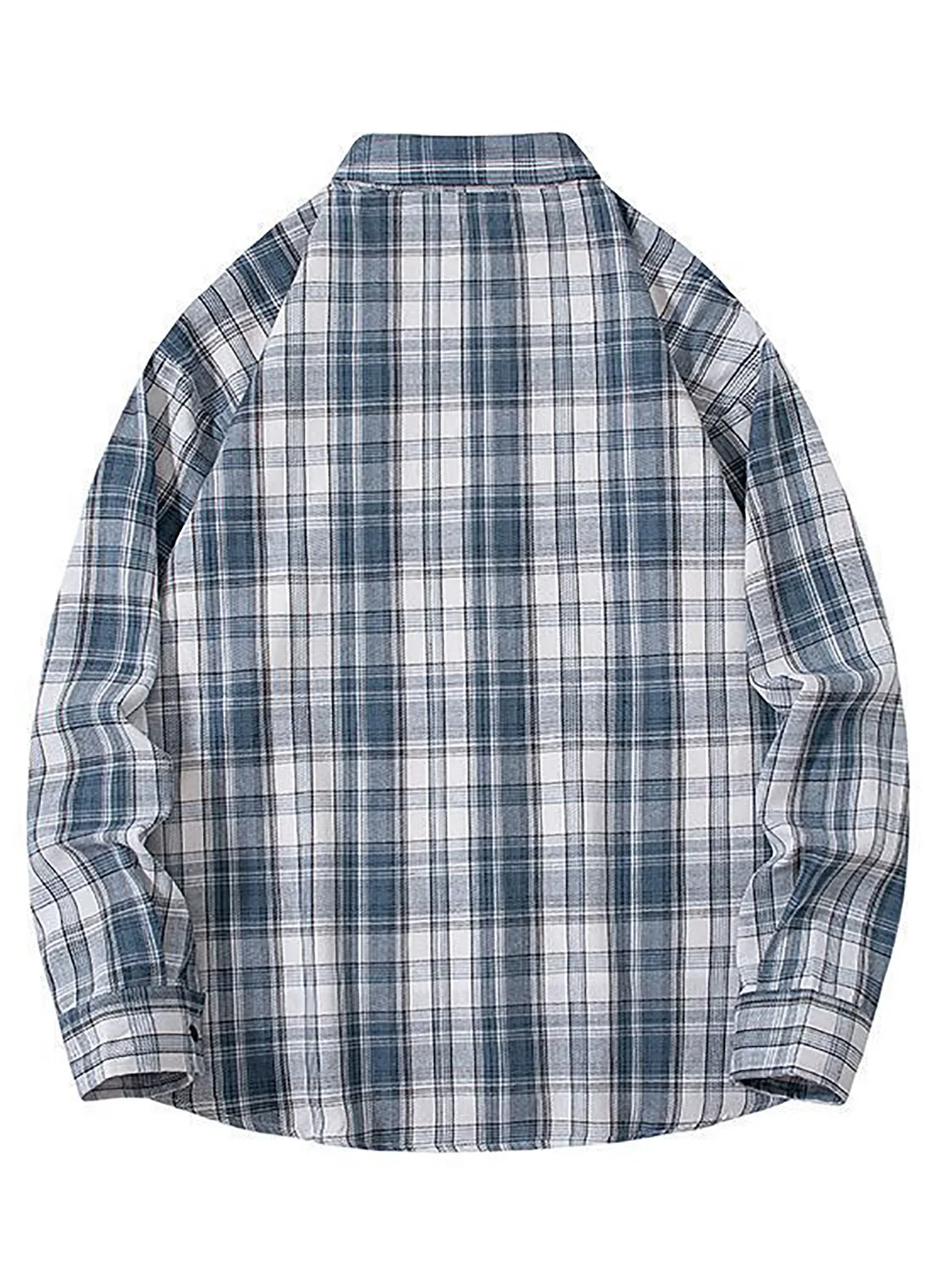 Spring and Autumn Fashion Cotton Long Sleeve Men's Shirt New Brushed Red Plaid Business Leisure Fit Flannel No iron