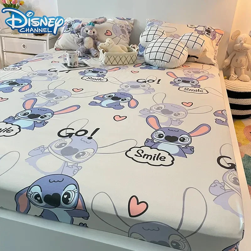 Disney-Protector de sábana de Mickey Mouse, colcha de dibujos animados, funda protectora de prevención de polvo, regalo de fiesta