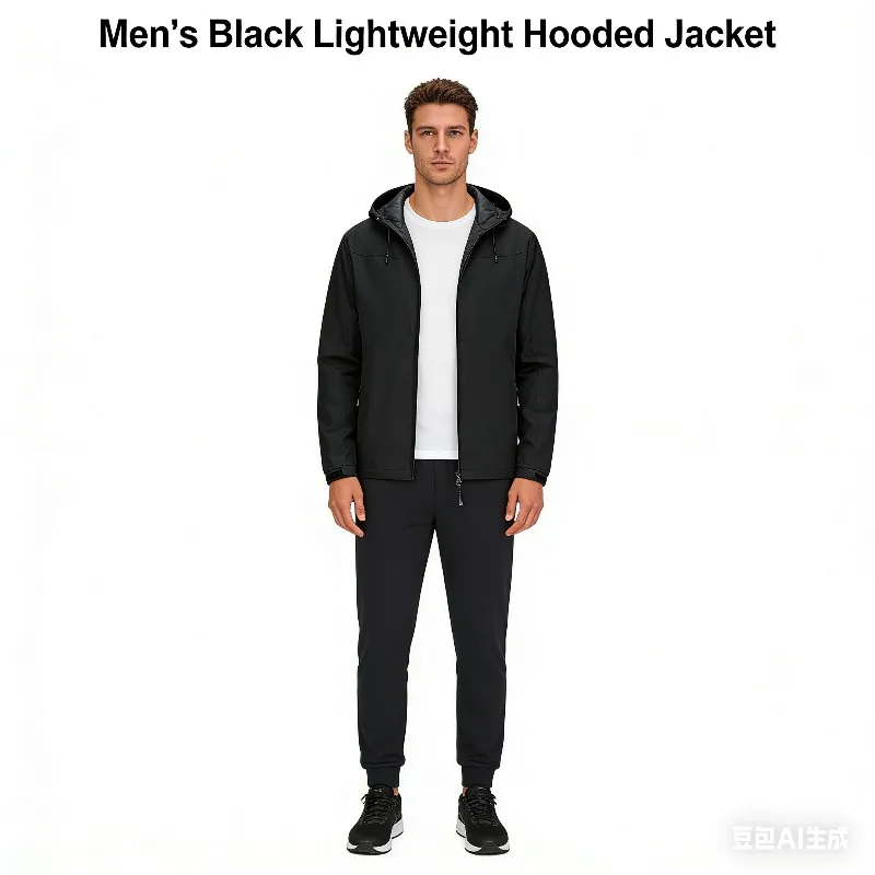 

2026 New 3-Season Softshell Jacket All-Weather Wind & Water-Resistant Hooded Anorak for Hiking Urban & Training