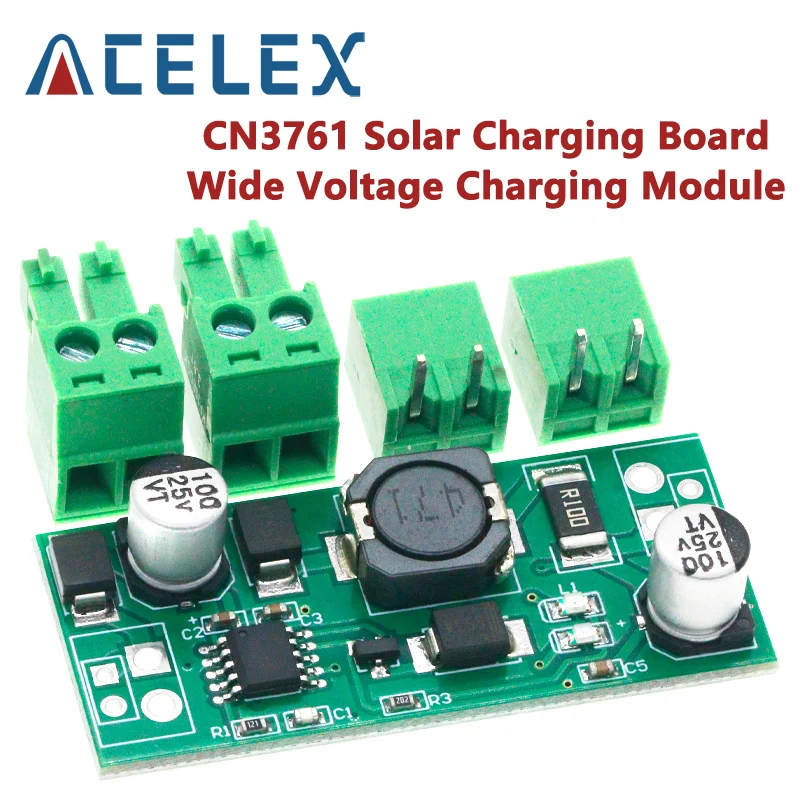 CN3761 Solar Charging Board Wide Voltage Charging Module Single String Lithium Battery Charging Manager Overvoltage Protection