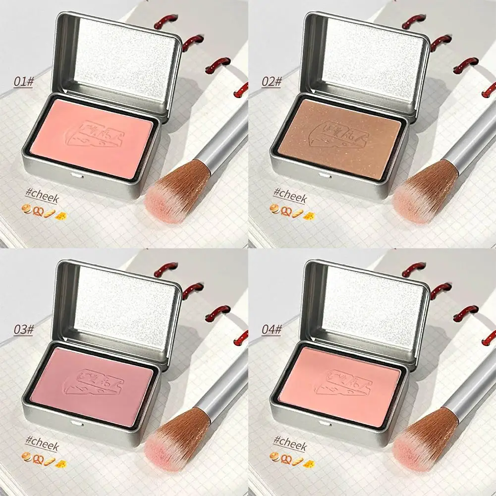 Monochrome Blush Pallete Natural Low Saturation Face Blusher Contour Shadow Palette Beginner Student Blush Makeup Cosmetics