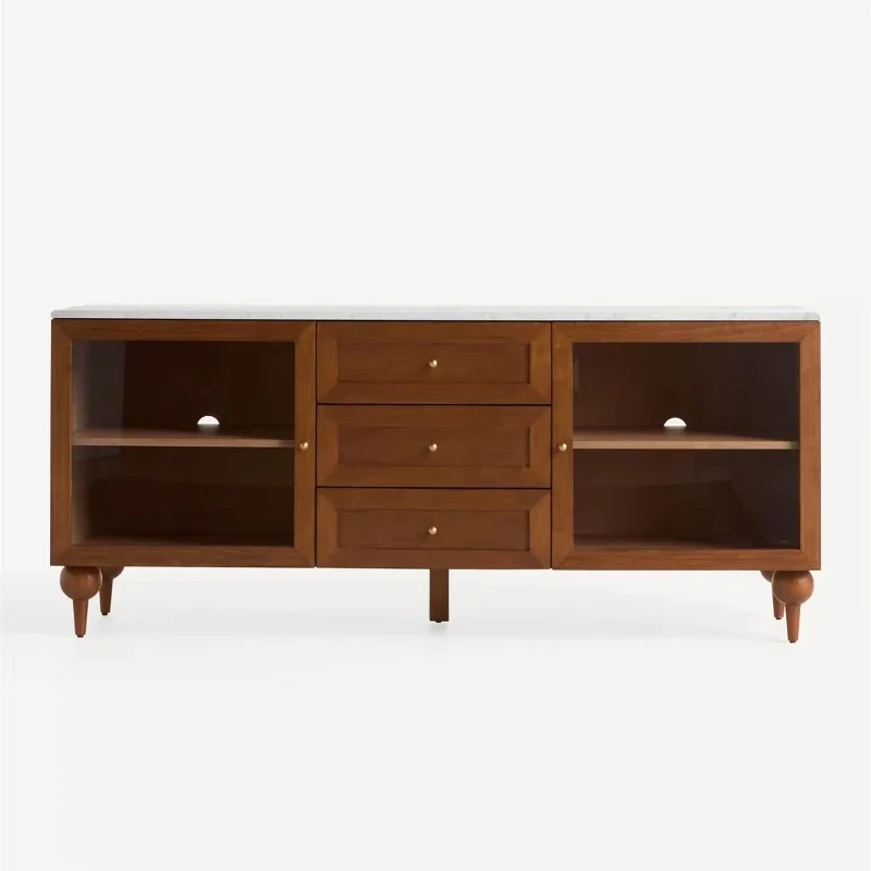 

Luxury solid wood sideboard for family dining room kitchen family bar