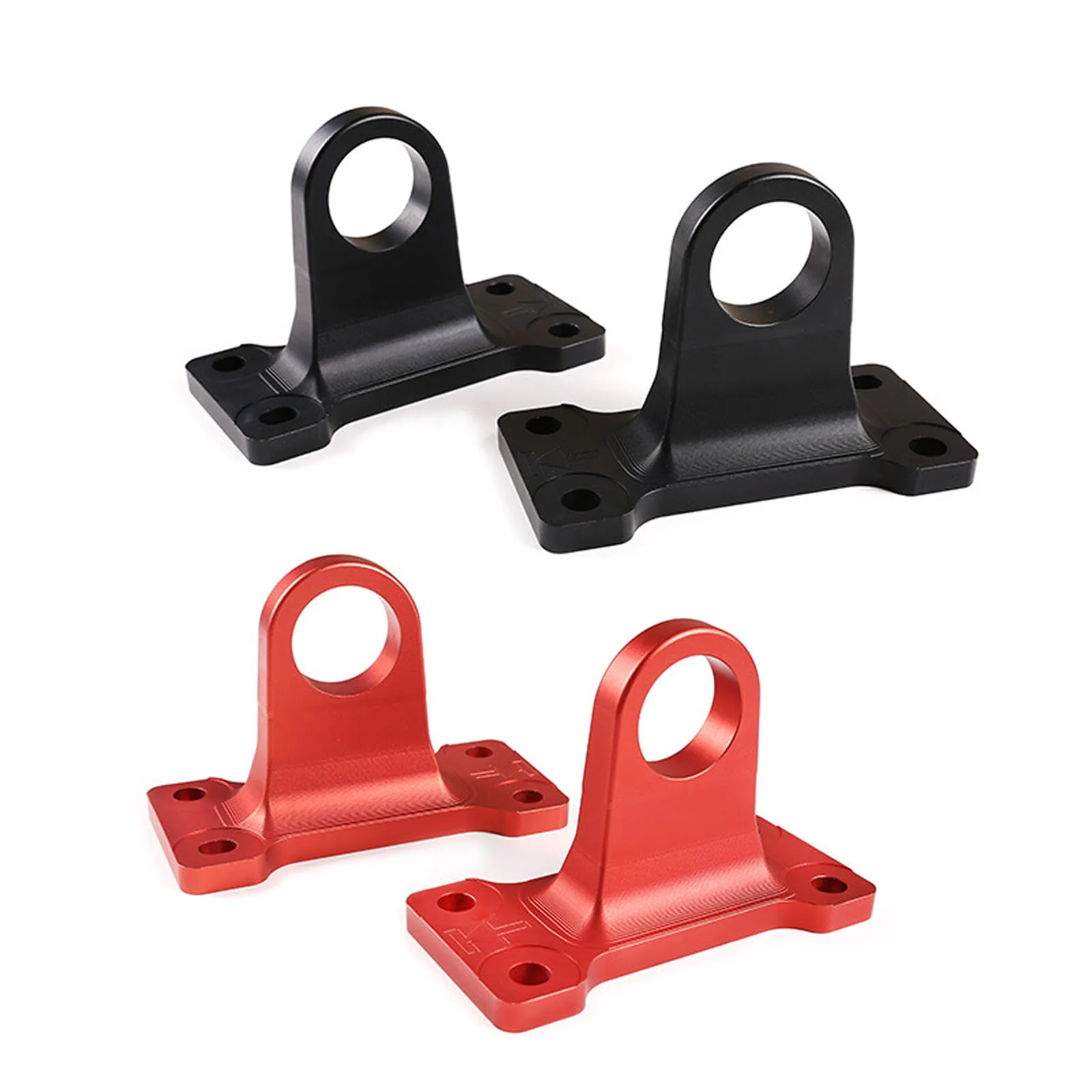 1 Piece For Land Rover Defender 90 110 Steel Heavy Black Red Recovery Loop Trailer Hook Hitches