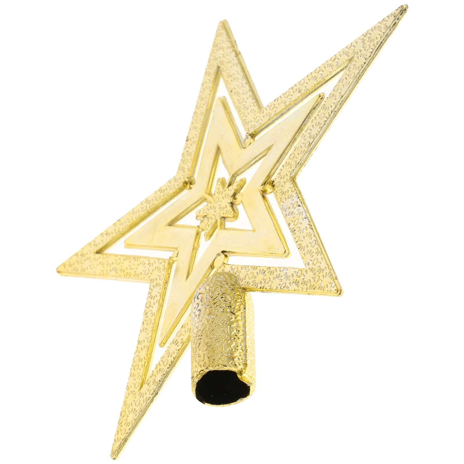 

10 Cm Pentagram Decoration Christmas Tree Star Ornament Gadgets Topper Ornaments