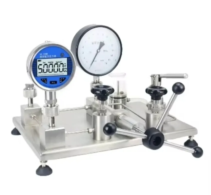 

Shelok Portable Pneumatic Precision Dead Weight Tester High Pressure XY2003 Calibration for Pressure Gauges