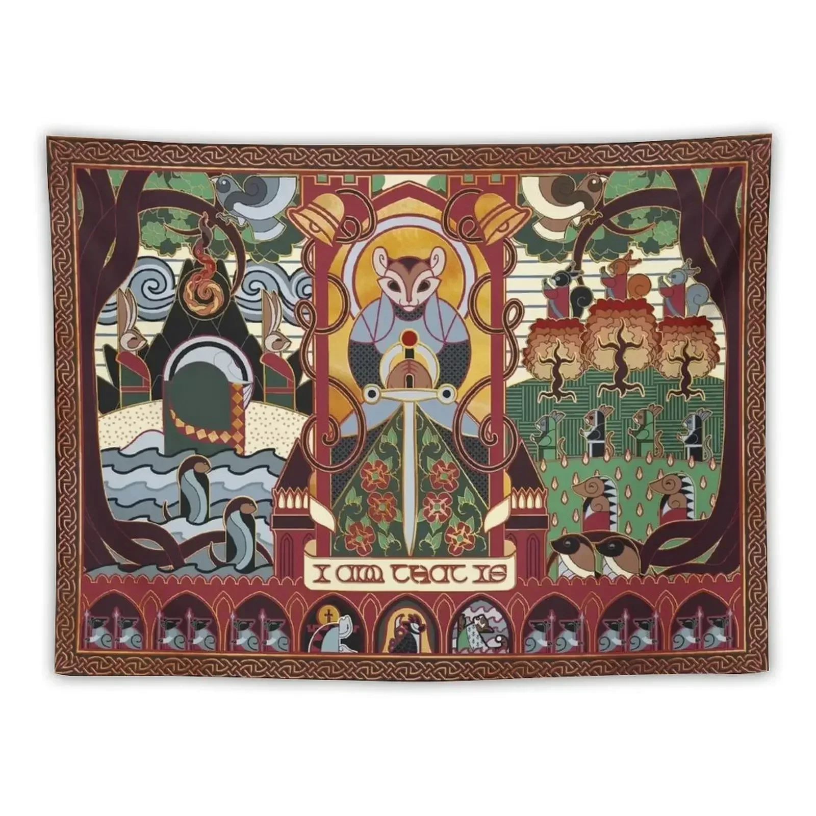 

Redwall Tapestry Room Aesthetic Decor Bedroom Decorations Tapestry