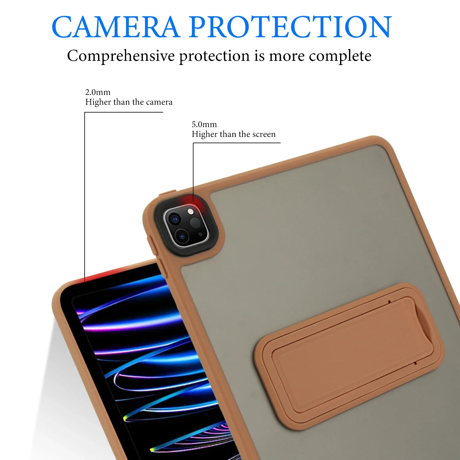 Stand Case For iPad A16 10 10th Generation 10.2 10.9 Air 11 2025 12.9 Pro13 Mini 4 5 6 7 8 9 inch Tablet Case Kickstand Cover
