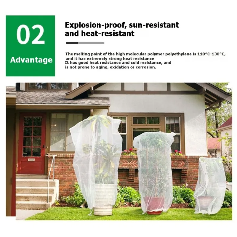 

ABUP-стойкие сетчатые чехлы для защиты растений от насекомых и птиц — куполообразный дизайн (3 шт.), для помидоров, огурцов, розовых барьеров