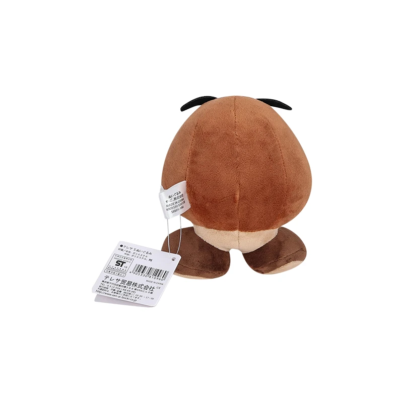 Super Mario Bros. Wonder Sleeping Goomba Little Buddy Animal relleno de 5 pulgadas, mundos 3D Odyssey personaje del juego de dibujos animados juguete de peluche