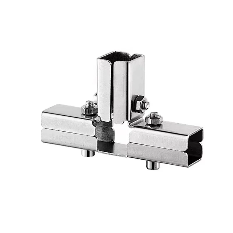 30x30mm Square Pipe Connector Buckle Elbow Pipe Fixed Buckle Square Steel Square pipe fitting joint Stainless steel 201