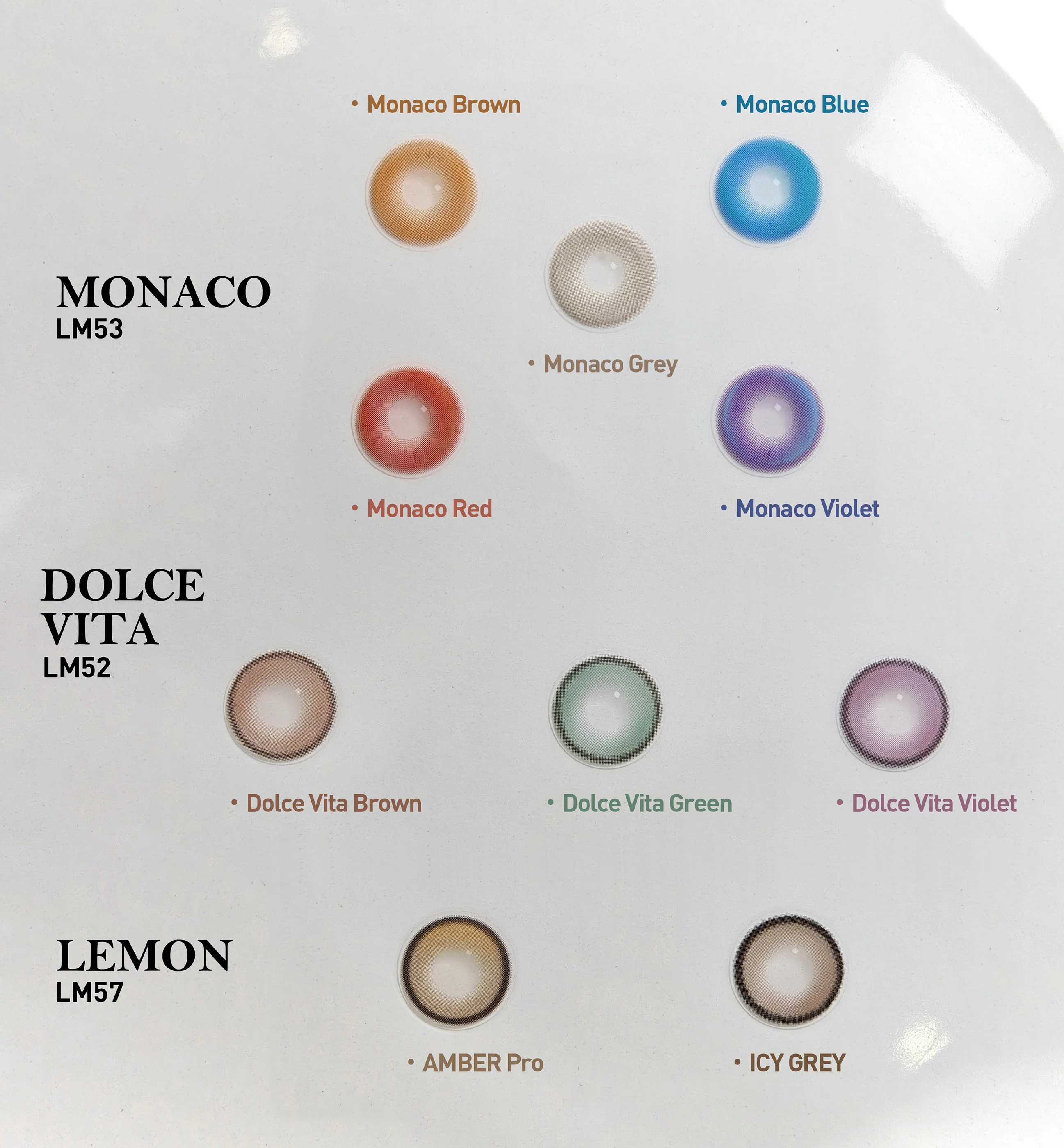 Visuashow 14,2mm Monaco Rot-Blaue Farbige Kontaktlinsen 1 Paar Halbjährige Mode-Schönheits-Farblinsen für Tägliches Party-Augen-Make-up – Detail 19