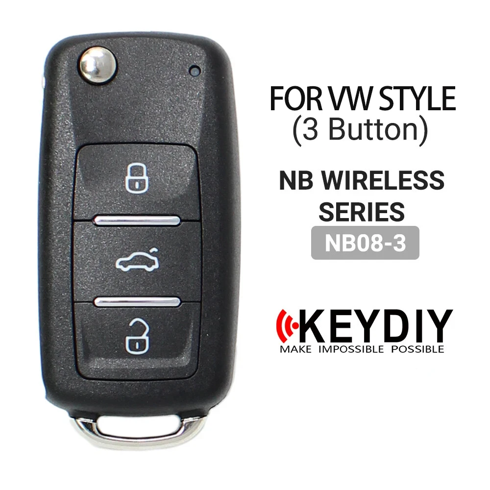 KEYDIY NB08-3 Multi-functional Universal Remote Car Key for KD900 KD900+ URG200 KD-X2 NB-Series Remote (All Functions Chips in)