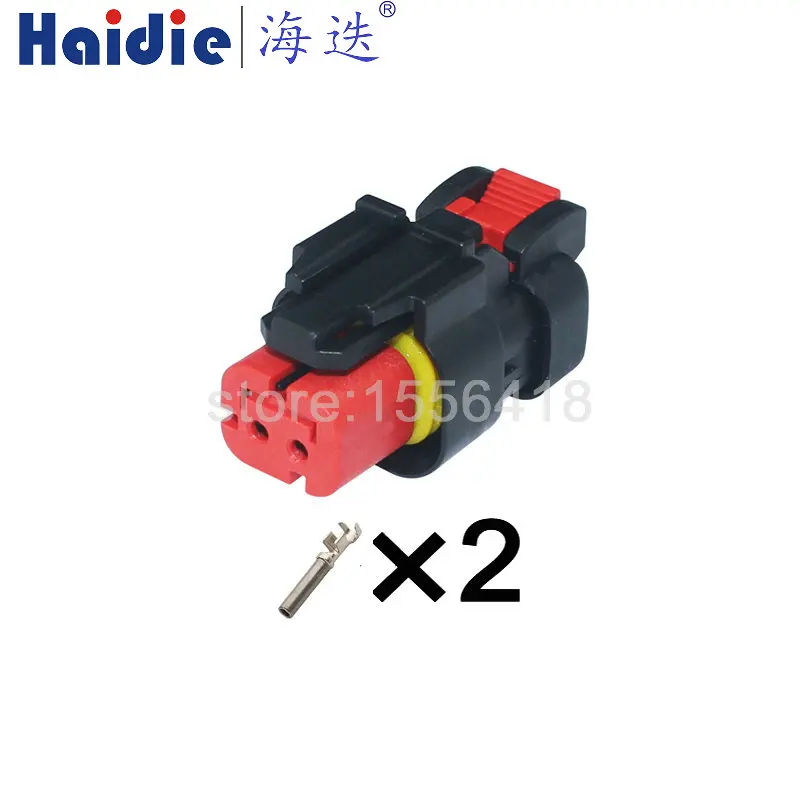 

1-100Sets 2 Pin 776427-1 776428-1 Waterproof Male Female Connector For Excavator Camshaft Sensor Engine Injector 776522-1