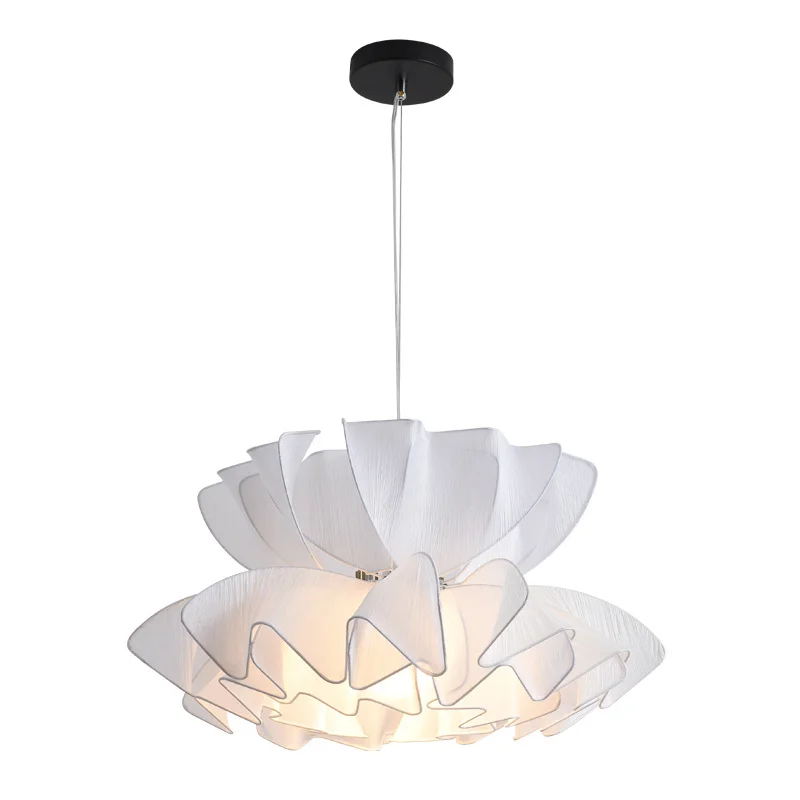 

Nordic modern chandelier simple flower net lamp living room bedroom decoration interior lighting