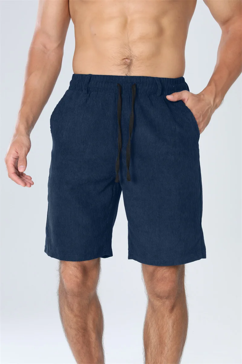 

Сумасшедшие мышцы, мужские спортивные брюки в европейском и американском мышечном стиле, мужские вельветовые шорты для тренировок и фитнеса с пятью дюймами, casua