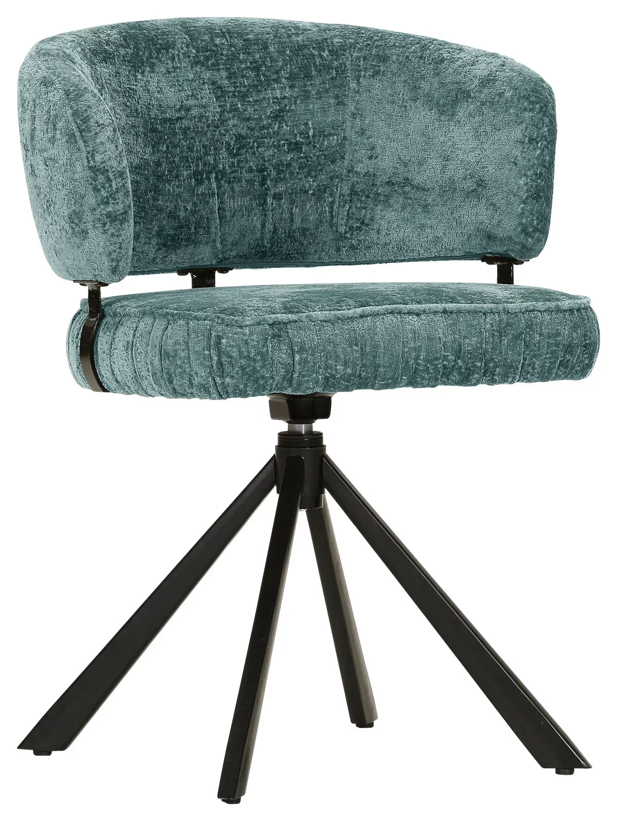 

Для завода Новые вращающиеся обеденные стулья Современные роскошные тканевые металлические кресла для ресторана Стул для столовой