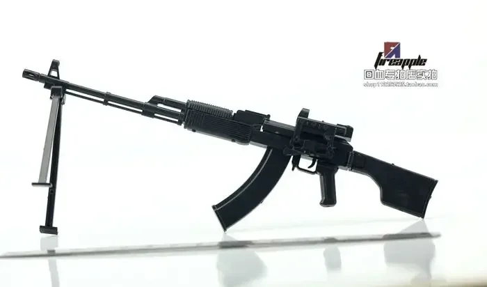 1/6 RPK-74 Machine Gun Soldier Weapon 4D Assemble Model RPK74 Automatic Rifle Model Toy