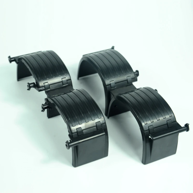 

Double Axle Fenders Mudguard for Tamiya 1/14 RC Truck Tractor Scania MAN Benz Volvo Wheel Protect Guard 1:14 Tipper DIY Parts
