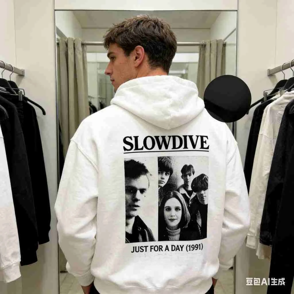 

Толстовка Slowdive с капюшоном в стиле рок-музыки Souvlaki Just For A Da Slowdive Merch, унисекс, рокерская одежда