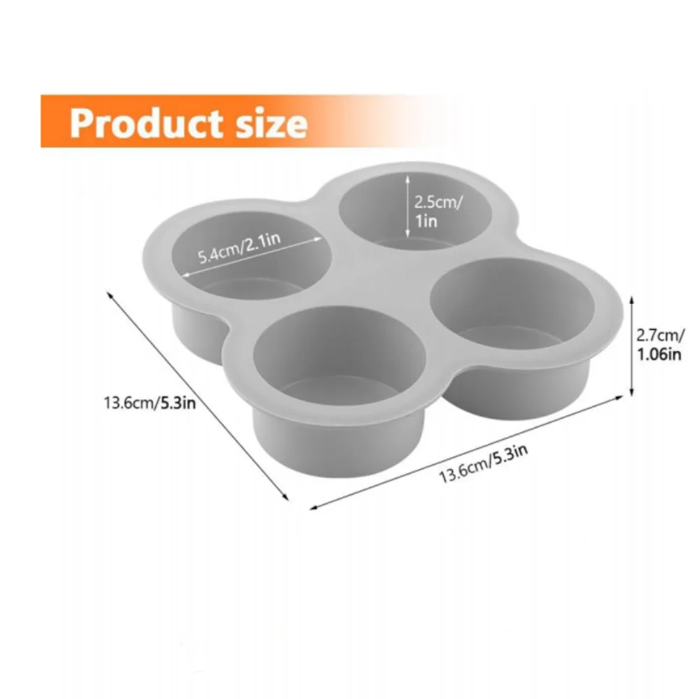 1/2 PC Reusable Silicone Air Fryer Egg Mold Non-Stick Cupcake Molds for Air Fryer Toaster Oven, Air Fryer Accessories for Baking