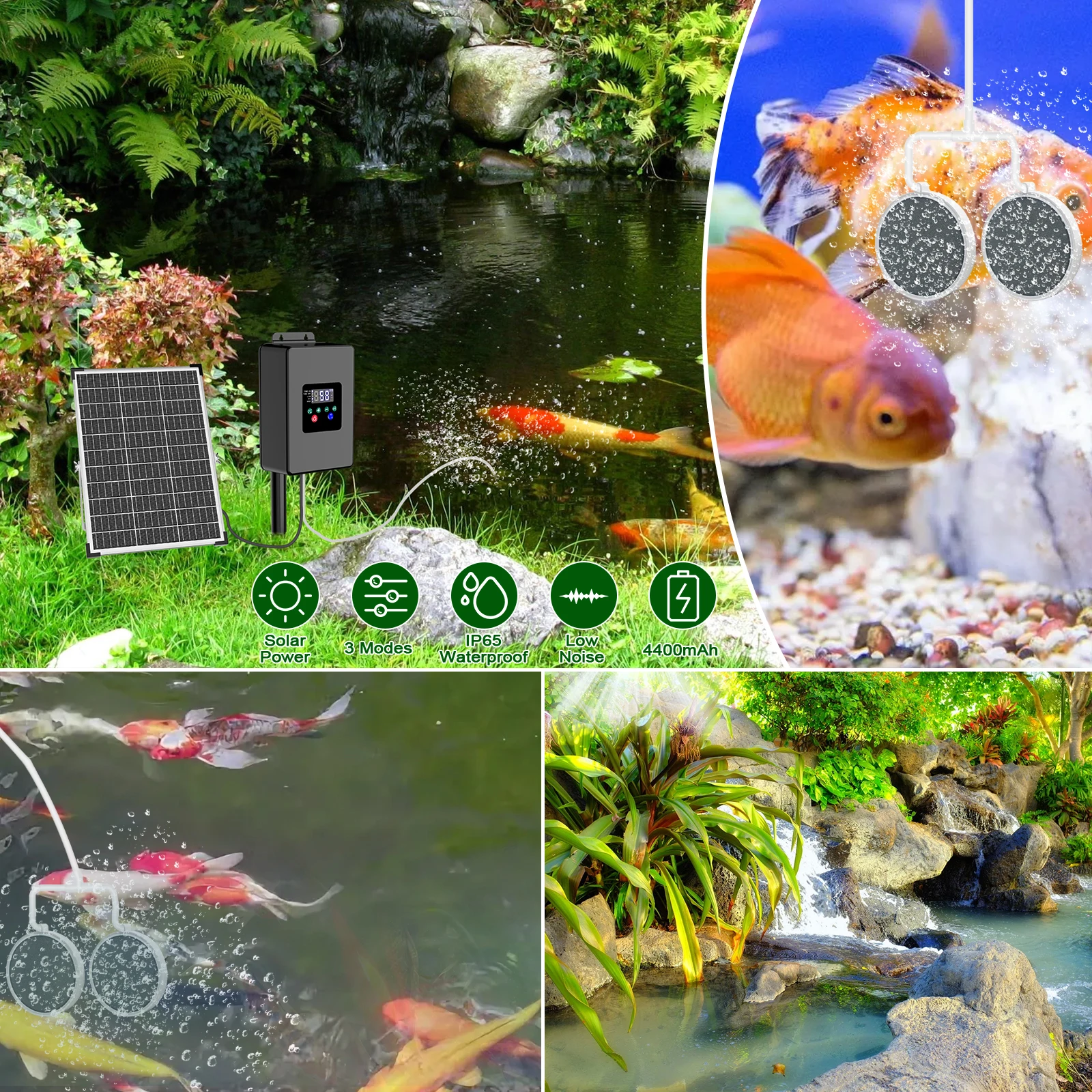 30W Güneş Enerjili Havalandırı - Solar Pond Aerator Oxygen Pump incelemesi ve fiyatı