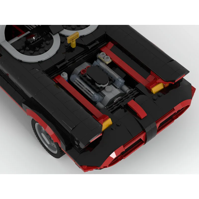 MOC- 198182   Klassieke film Bat Roadster Racing bouwsteenmodel 2622 onderdelen jongen kinderen verjaardag bouwstenen speelgoed cadeau