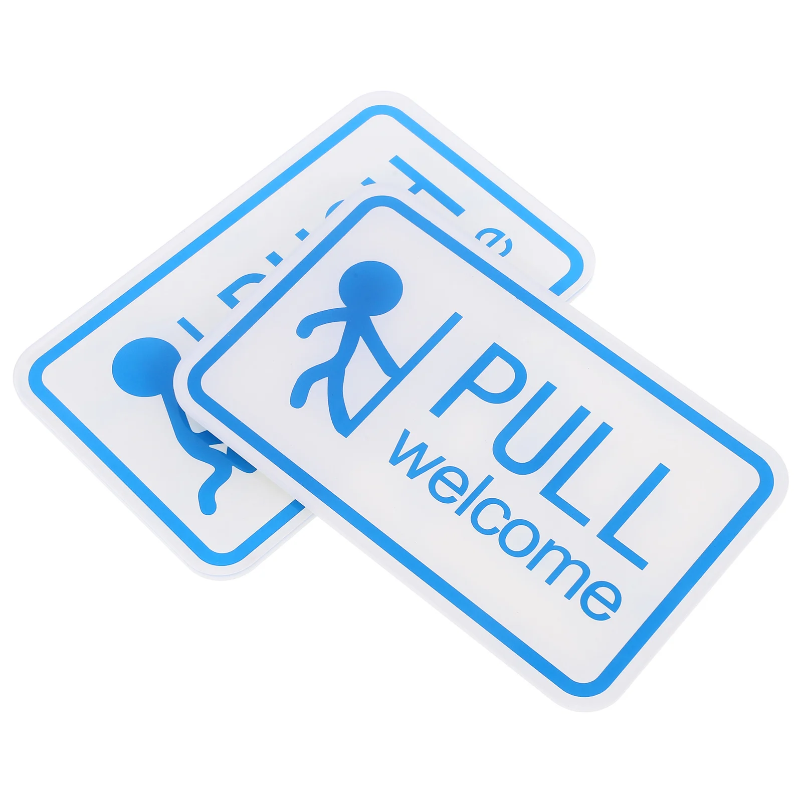 

1Set Push Pull Acrylic Door Signs Identification Plates Practical Reminder Door Indicator for Office Store Shop