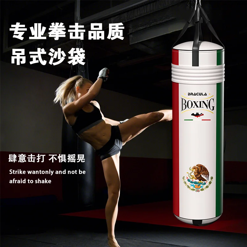 1PC Punching Bag Unfilled Hanging Boxing Heavy Bag Empty MMA Muay Thai Martial Arts Karate Kick Home Gym Adults Men Microfiber