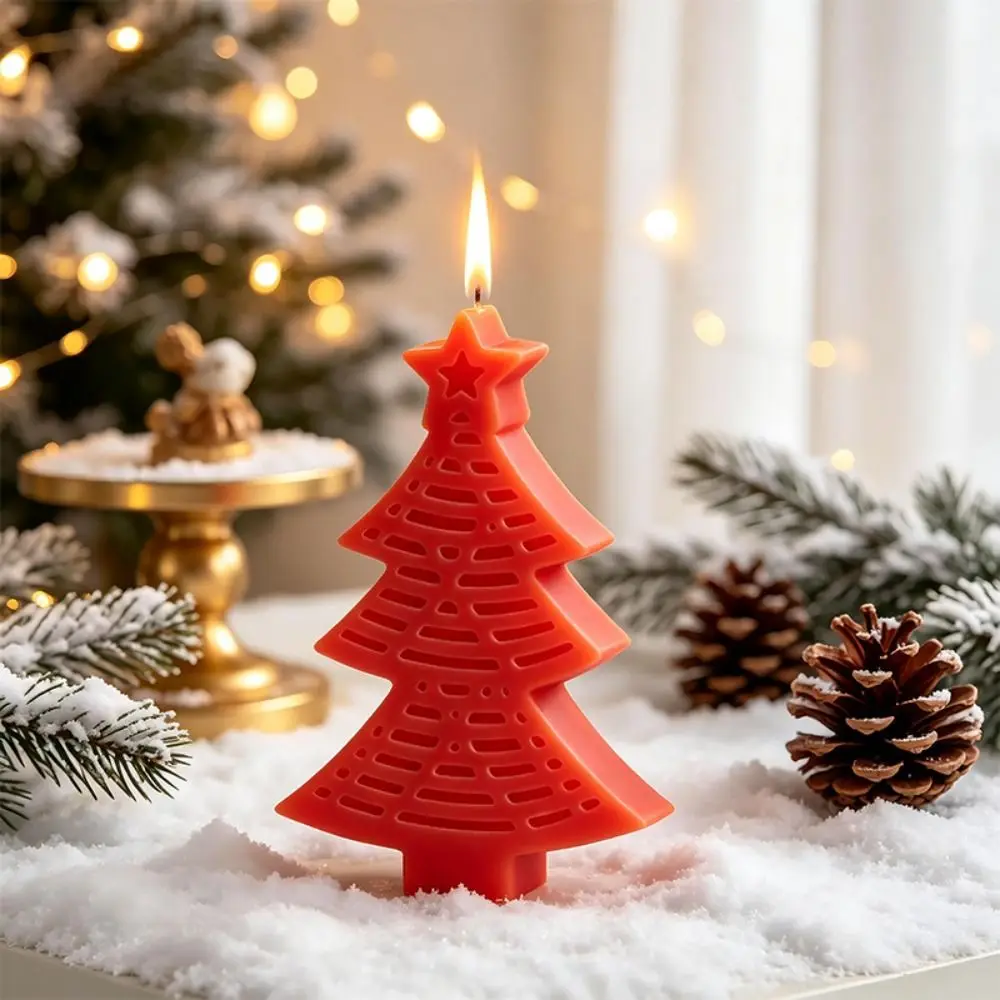 Food Grade Christmas Tree Silicone Mold Non-Stick Heat Resistant Mousse Mold Reusable Handmade Chocolate Muffin Mold