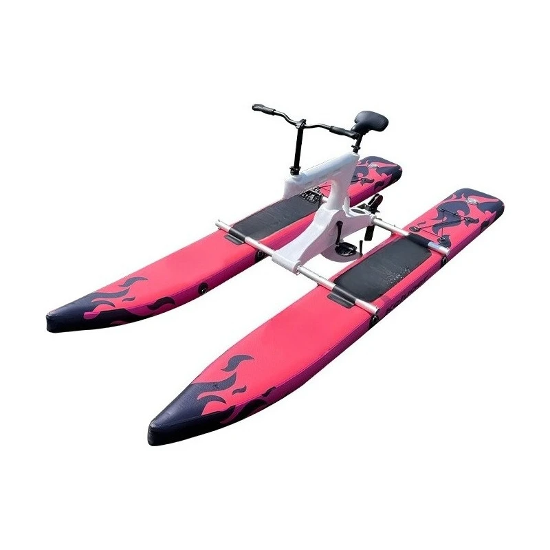 

Single water inflatable bicycle, rubber fishing attraction, boat sightseeing, pedals, recreational boat, water equipment