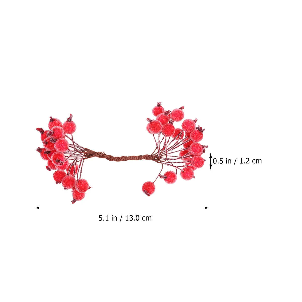 

Artificial Berry Picks Premium Foam Realistic Christmas nament Party Home Decor DIY Accessories Winter Holiday EventFlower