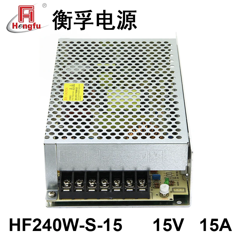 Hengfu HF240W-S-15 Adapter Oplader Ac 220V Overdracht Dc 15V 15A Laser Industrie Schakelende Lader