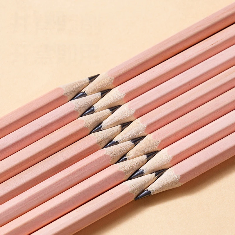 Deli Wood Pencil Set HB 2B Writing Pencils for Kids Drawing Sketch Pen Stationery Student Office School Supplies